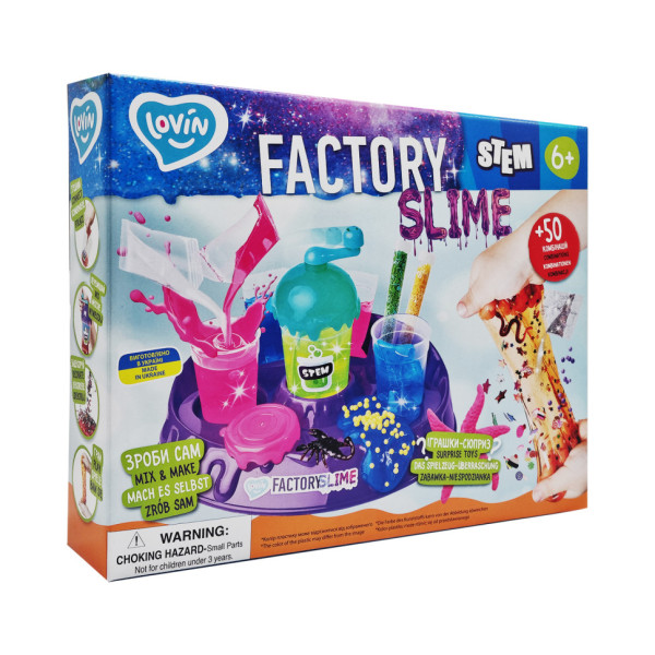Набір для експериментів Slime Factory 80155, 50 комбінацій (80155)