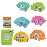 Картковий пристрій "Динозаврик" PL-724-01, 96 учбових карток по 6 темам (PL-724-01)