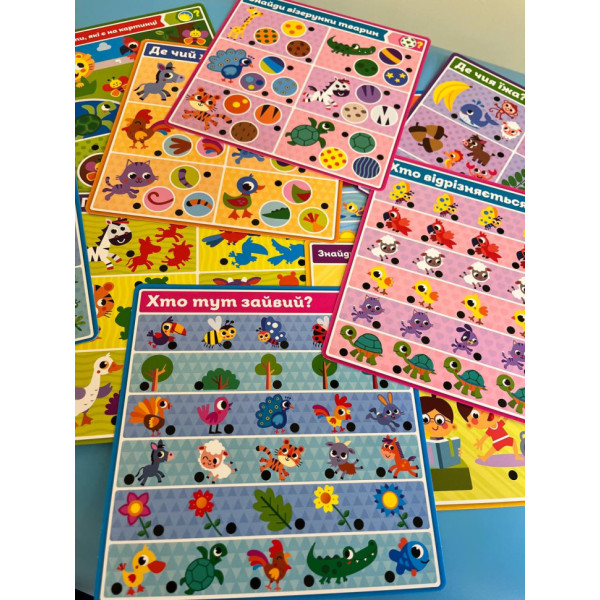 Інтерактивна ручка "Перші знання" KH60/001, 6 учбових тем 12 двосторонніх карток  (KH60/001)