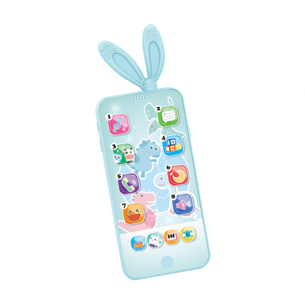 Детский интерактивный телефон 668-15 в чехле