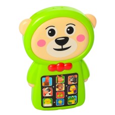 Іграшковий телефон Ведмедик M 4052 з пісеньками і віршами