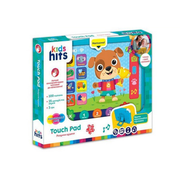 Интерактивный Планшет "Веселый щенок" KH02/001, 200 вопросов по 12 темам(KH02/001)