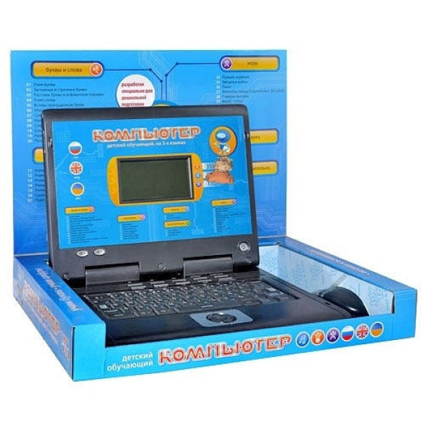 Детский ноутбук развивающий 7139 рус/укр/англ языки