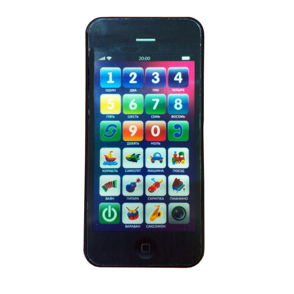 Музичний телефон, що розвиває, 7376A, 3 режими гри, рус
