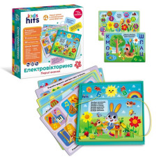 Электровикторина детская "Азбука и первые знания" KH55/001 в комплекте 6 карточек 12 заданий(KH55/001)