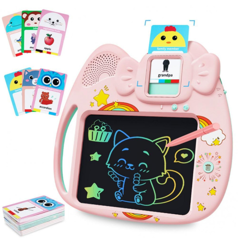 Планшет для малювання LCD Writing Tablet Монтессорі HRX03085Y 112 карток