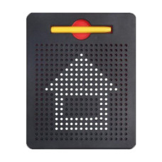 Магнітний планшет "MagPad" TSQ-380B(Black) 21,5см стілус, металеві кульки (TSQ-380B(Black))