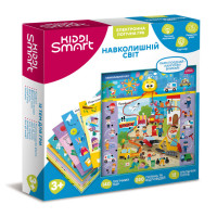 Електронна логічна гра Вікторина Навколишній світ Kiddi Smart 157-A-002-UA зі світлом та звуком (157-A-002-UA)