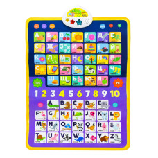 Дитячий обучаючий плакат"Абетка 2 в 1" KH07/003 українська мова (KH07/003)