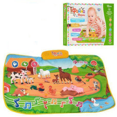 Детский развивающий коврик Прекрасная ферма M 3455 на укр. языке(3455)