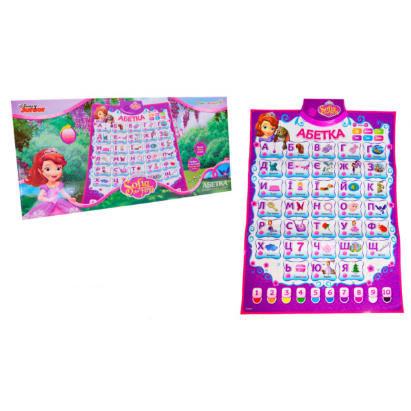 Детский интерактивный плакат "Абетка" Sofia KI-7733 на укр. языке
