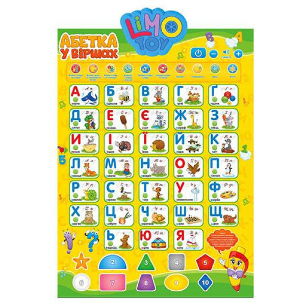 Інтерактивний плакат M 1486 U укр. мовою