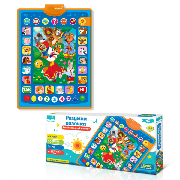 Плакат навч. Розумна Казка PL-720-96 плакат 45 * 60 см