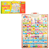 Интерактивный развивающий плакат 7031 ENG рус/англ языки(7031 ENG)