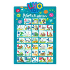 Плакат обучающий "Азбука" SK 0021 Укр Синий(SK 0021 A)