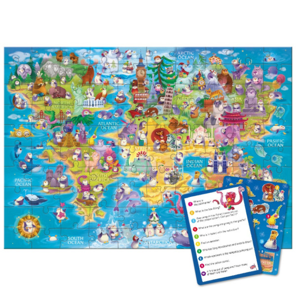 Дитячий пазл Шукай та знаходь "Світ пінгвінів" 300670, 100 елементів (300670)