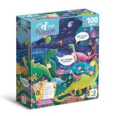 Дитячий пазл Шукай та знаходь "Країна динозаврів" 300669, 100 елементів (300669)