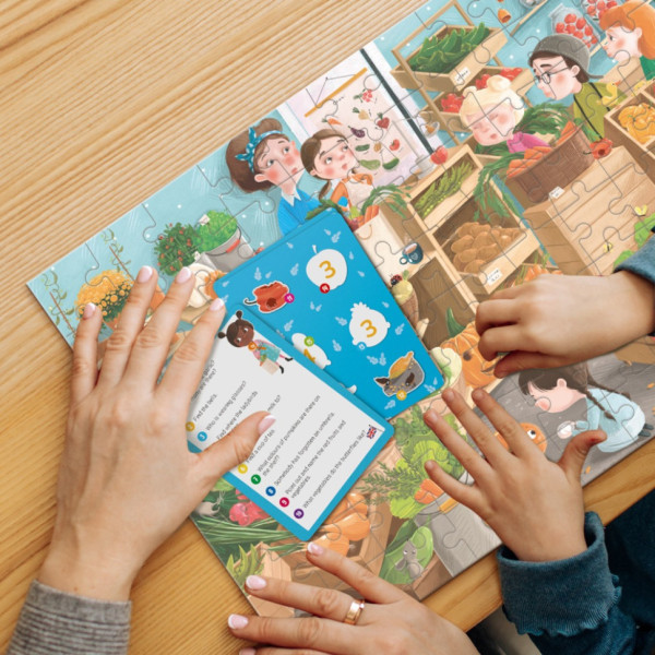 Дитячий пазл Шукай та знаходь "Дарунки осені" 300666, 80 елементів (300666)