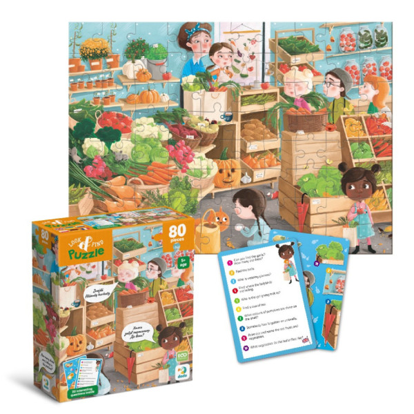 Дитячий пазл Шукай та знаходь "Дарунки осені" 300666, 80 елементів (300666)