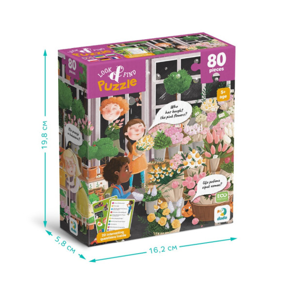 Дитячий пазл Шукай та знаходь "Квітуча весна" 300664, 80 елементів (300664)