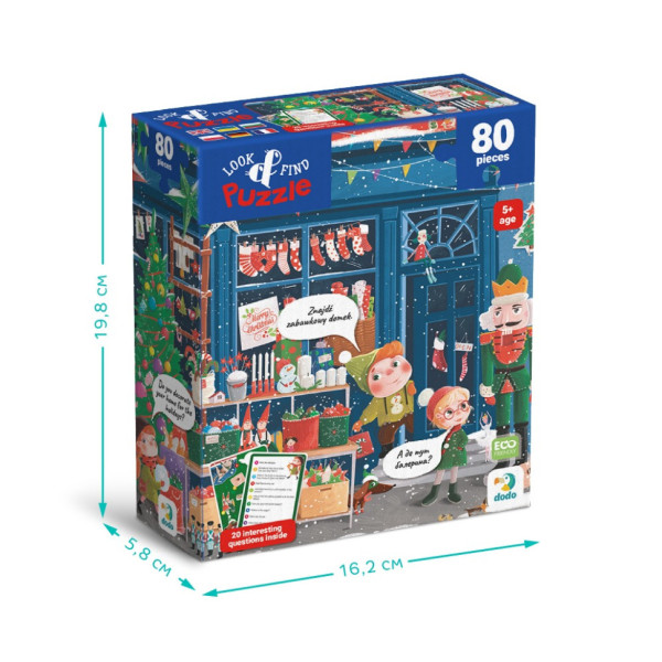Дитячий пазл Шукай та знаходь "Зимові свята" 300663, 80 елементів (300663)