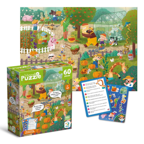 Дитячий віммельпазл "Літо у селі" 300659, 60 елементів                                                                      (300659)