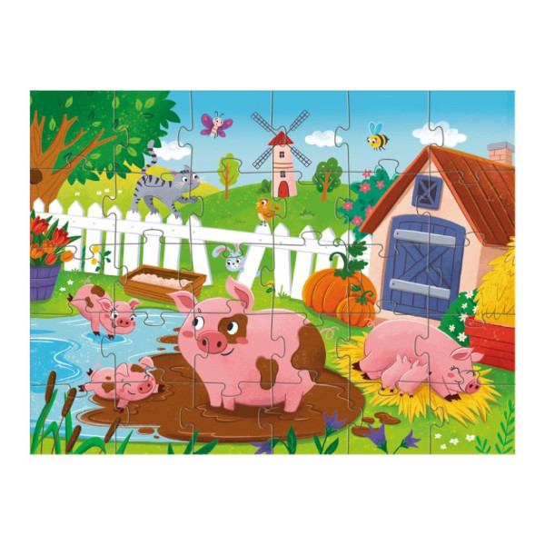 Дитячий пазл "Поросята біля ставка" 300682, 30 елементів (300682)