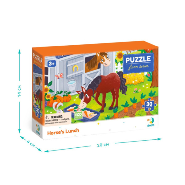 Дитячий пазл "Обід для коника" 300684, 30 елементів (300684)