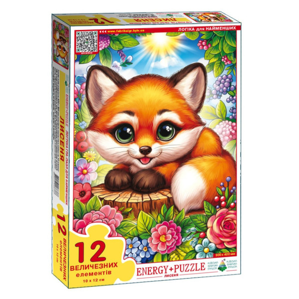 Дитяча гра-пазл "Лисеня" Енергія Плюс 188366, 12 елементів (188366)