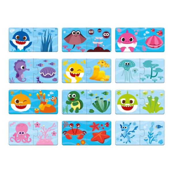 Дитячий пазл "З'єднай кольори" 200586 від 2 років, 12 елементів (200586)