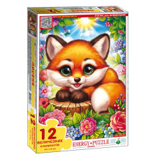 Детская игра-пазл "Лисенок" Энергия Плюс 188366, 12 элементов(188366)