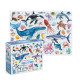 Детский пазл Монтессори "Океанические животные" 300630, 200 элементов(300630)