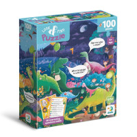 Детский пазл Ищи и находи "Страна динозавров" 300669, 100 элементов(300669)