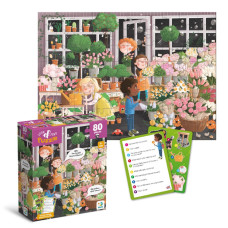 Детский пазл Ищи и находи "Цветущая весна" 300664, 80 элементов       (300664)