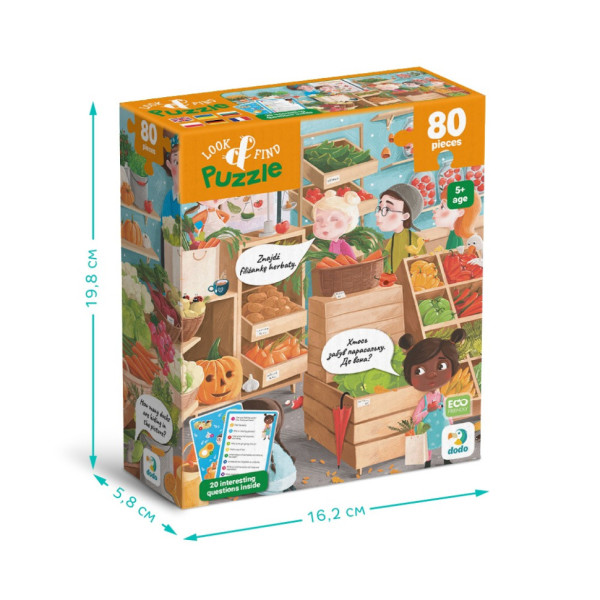 Дитячий пазл Шукай та знаходь "Дарунки осені" 300666, 80 елементів (300666)