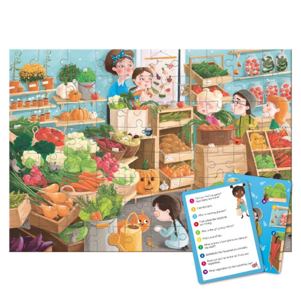 Дитячий пазл Шукай та знаходь "Дарунки осені" 300666, 80 елементів (300666)