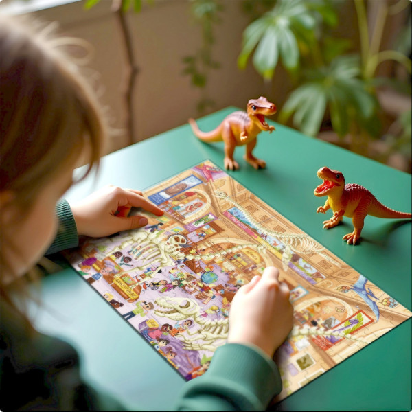 Детский виммельпазл "Музей Природы" 300639, 150 элементов(300639)