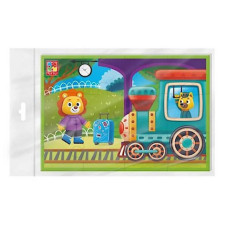 Детские развивающие мягкие пазлы "Поезд" VT1104-22 А5(VT1104-22)