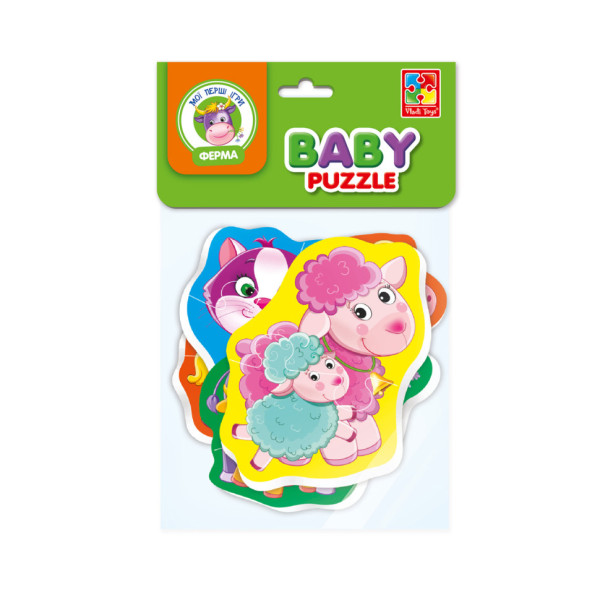 Детские пазлы Baby puzzle "Мама и малыш" Vladi toys VT1106-97(VT1106-97)