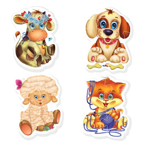 Дитячі бебі пазли "Домашні улюбленці" VT1106-81 укр. мовою (VT1106-81)