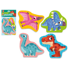 Мягкие бейби пазлы "Динозавры" VT1106-93 Укр(VT1106-93)