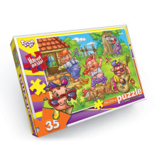 М'які пазли "Три порося" S35-10-10, 35 елементів (S35-10-10)