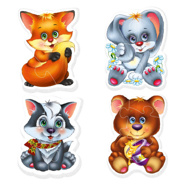 Дитячі бебі пазли "Лісові мешканці" VT1106-79 укр. мовою (VT1106-79)