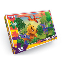 Мягкие пазлы "Трицераптор" S35-10-12, 35 элементов(S35-10-12)