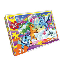 Мягкие пазлы "Пегас с шариками" S35-10-08, 35 элементов(S35-10-08)