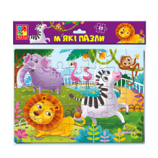 Детские мягкие пазлы «Зоопарк» VT1102-33, 35 элементов(VT1102-33)
