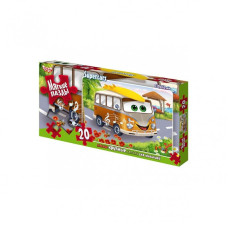 Мягкие пазлы "Автобус" S20-09-04, 20 элементов(S20-09-04)