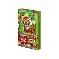 Мягкие пазлы "Тигр" S20-09-10, 20 элементов (S20-09-10)