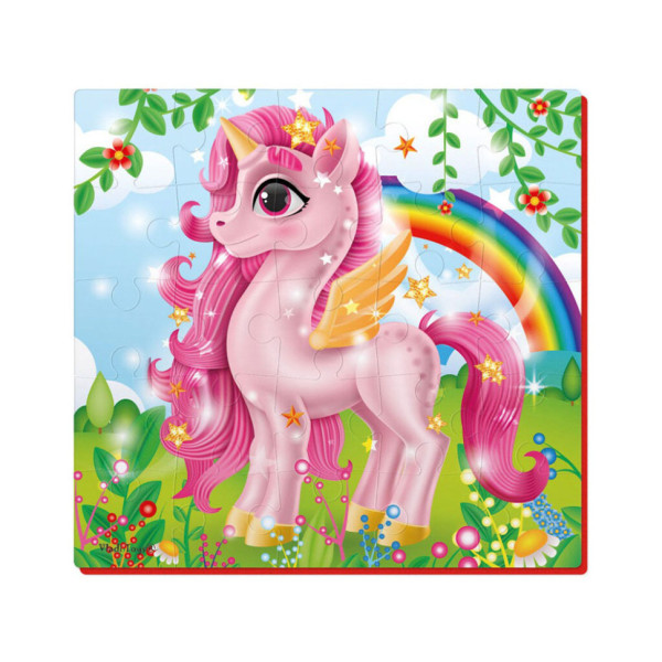М'які пазли "Рожевий єдиноріг" VT1109-06, 22 х 23 см (VT1109-06)