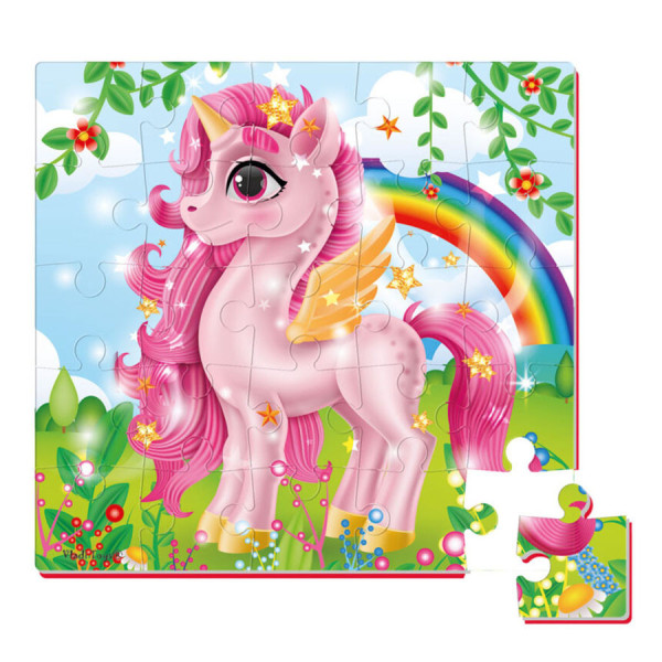 М'які пазли "Рожевий єдиноріг" VT1109-06, 22 х 23 см (VT1109-06)